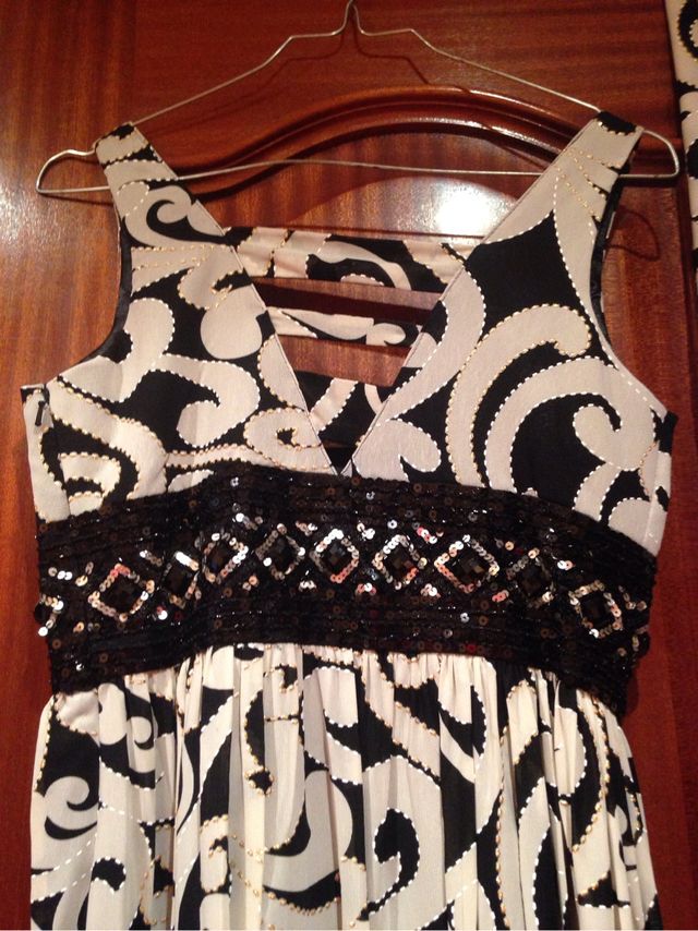 Vestido de fiesta fular ajuego