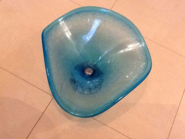 #Jarrón vintage años 70 u 80 cristal de murano