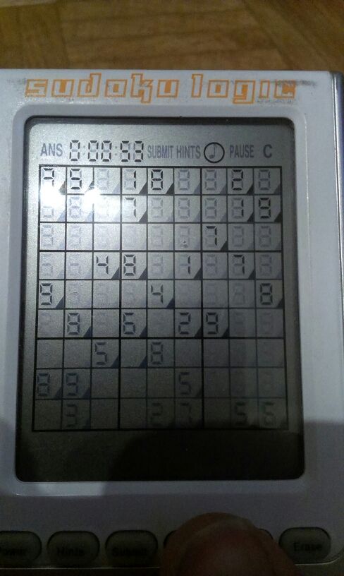 maquina electronica sudoku