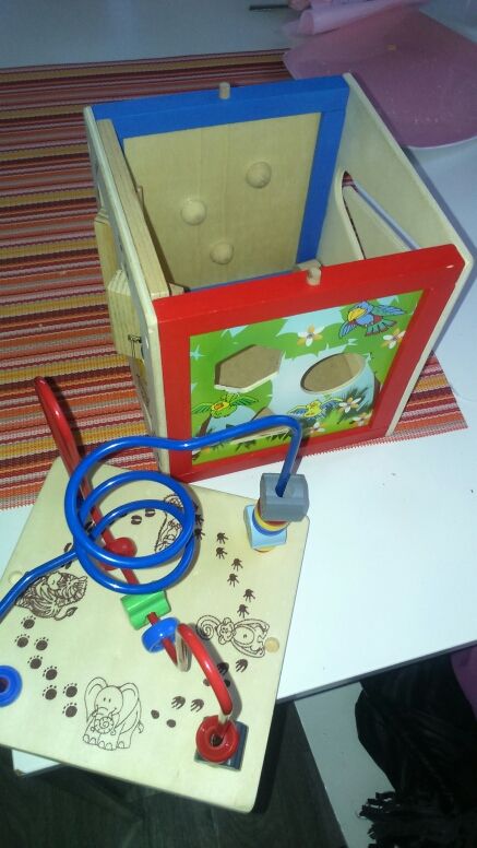 cubo de actividades para peques!