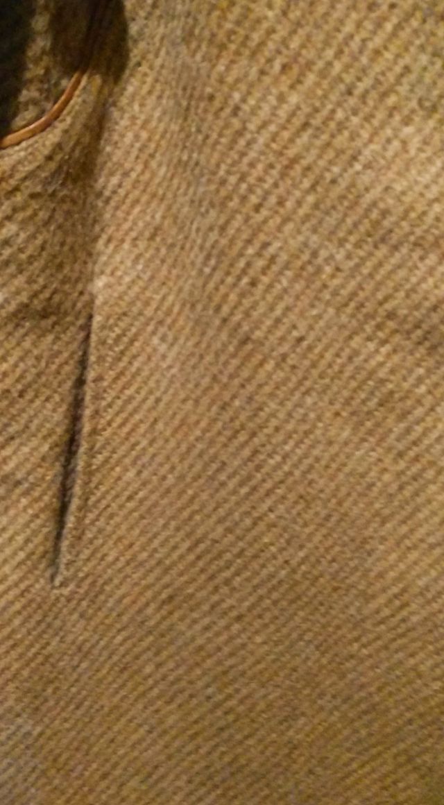 Abrigo mujer de lana vintage