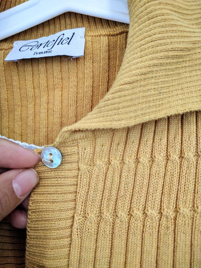 M. VINTAGE botones Nácar. Cortefiel.