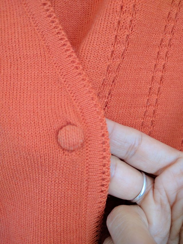 M. Top Vintage botones forrados. Nuevo