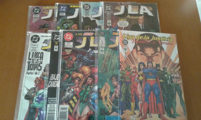 9 tomos comics jla de morrison