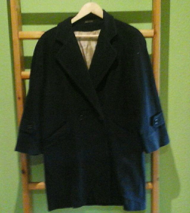 Abrigo mujer Vintage negro