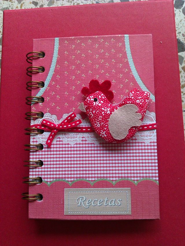 Conjunto manopla y libreta NUEVO