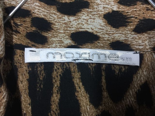 Vestido estampado leopardo