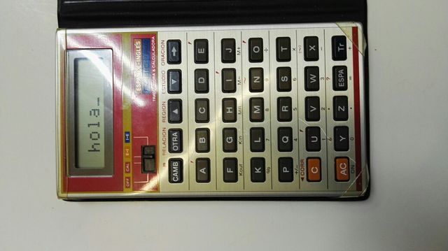 Lote calculadora casio fx7500G y traductora TR6000