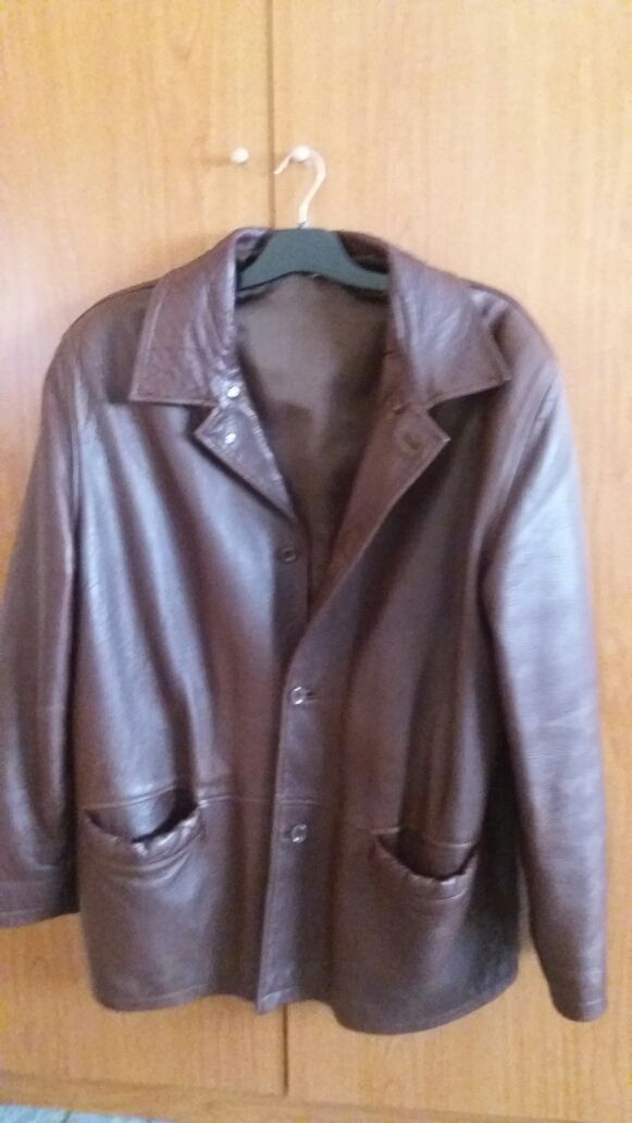 chaqueta de piel hombre