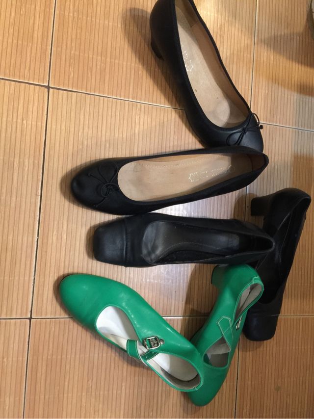 Zapatos baile y botas camperas variadas tallas