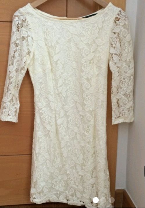 vestido Zara encaje