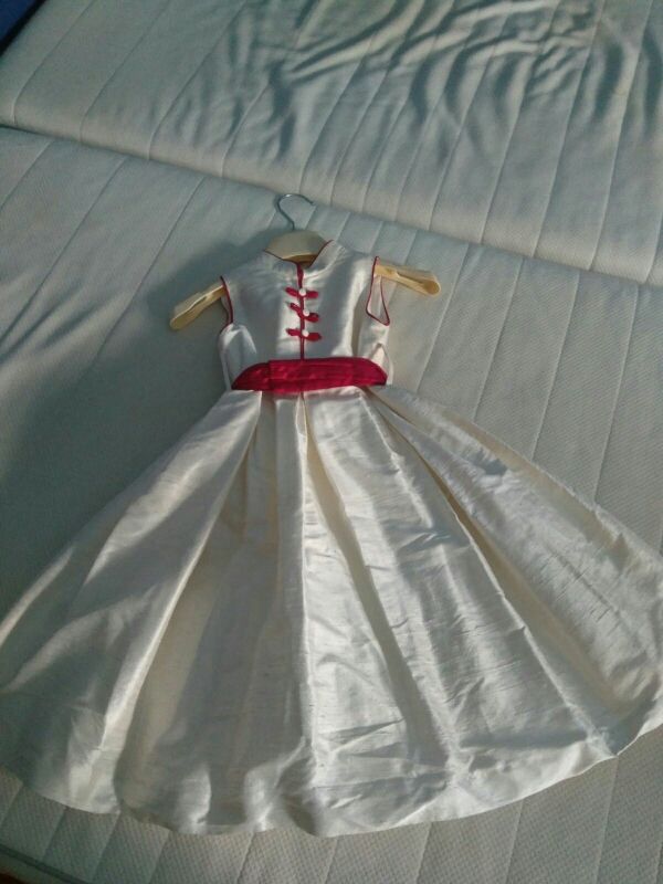 vestidos seda hechos mano