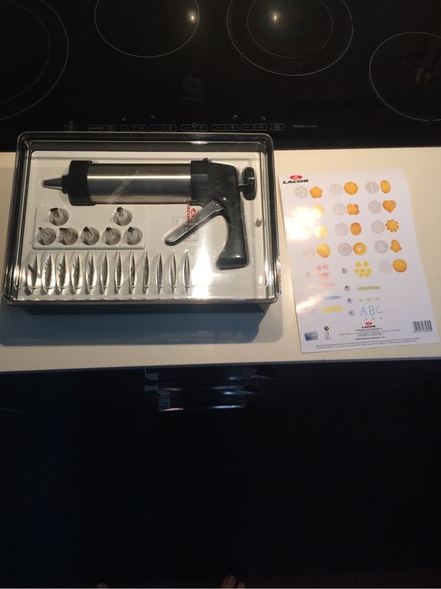 Pistola reposteria Lacor inox