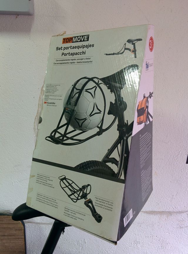 Portaequipajes bicicleta