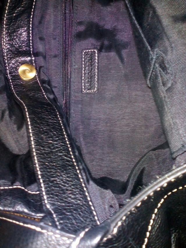 Bolso piel noble corte inglés