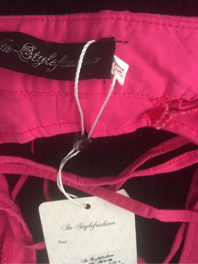 Blusa rosa espalda abierta