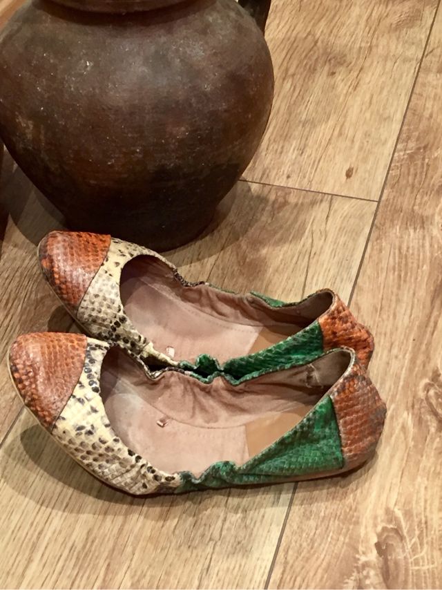 Bailarinas piel Zara