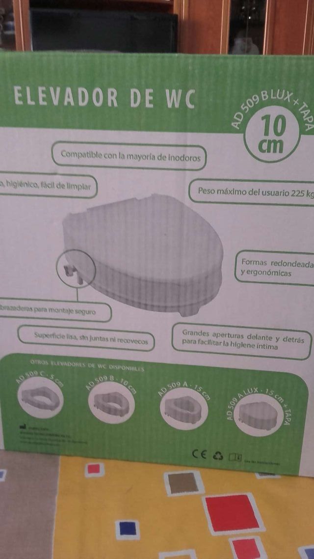 Elevador wc 10cm