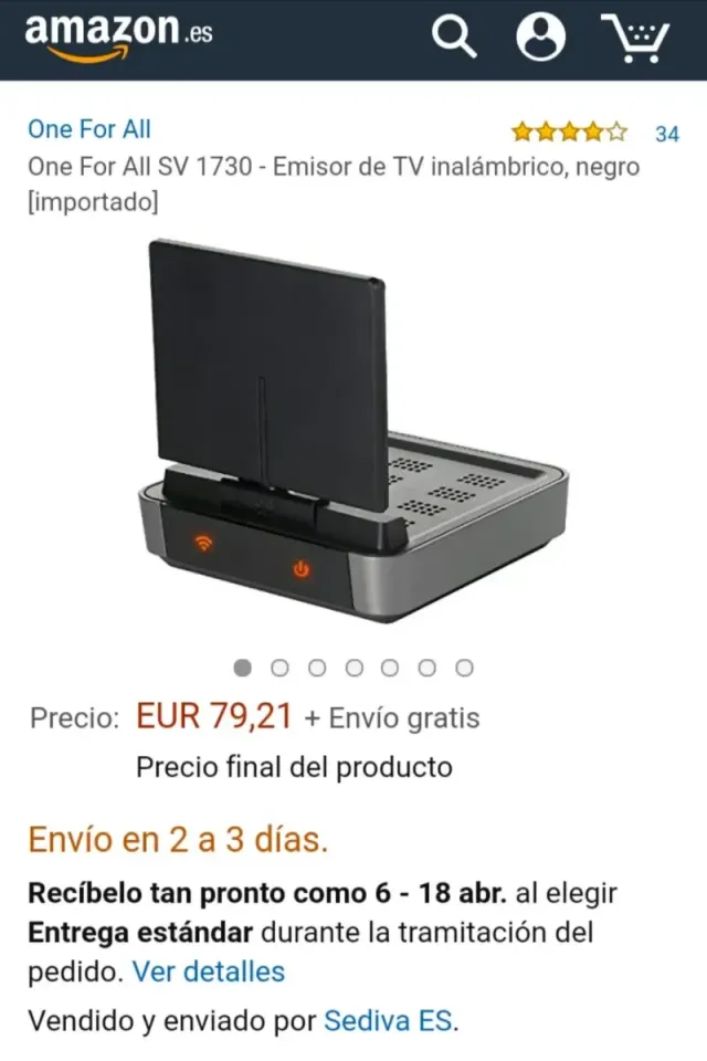 Transmisor de señal para TV