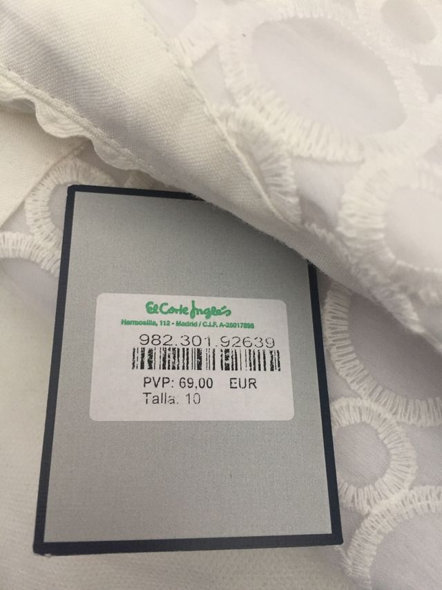 Vestido NUEVO Tizzas nuevo de niña talla 10