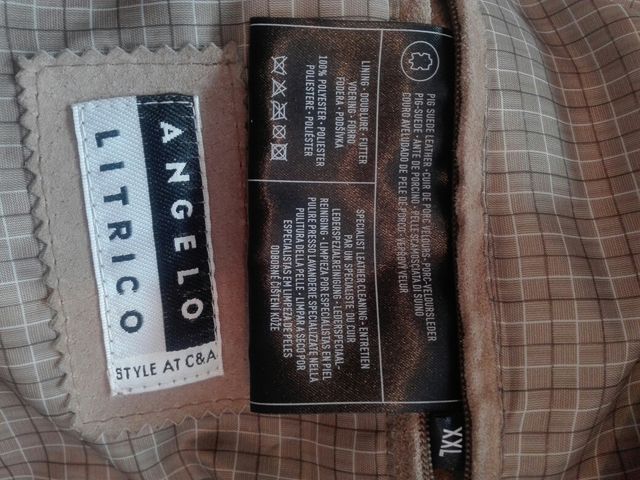 Chaqueta de piel de hombre