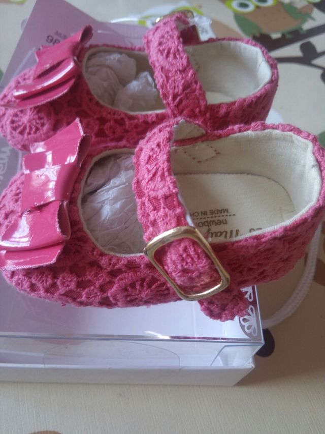 zapatos bebe sin estrenar