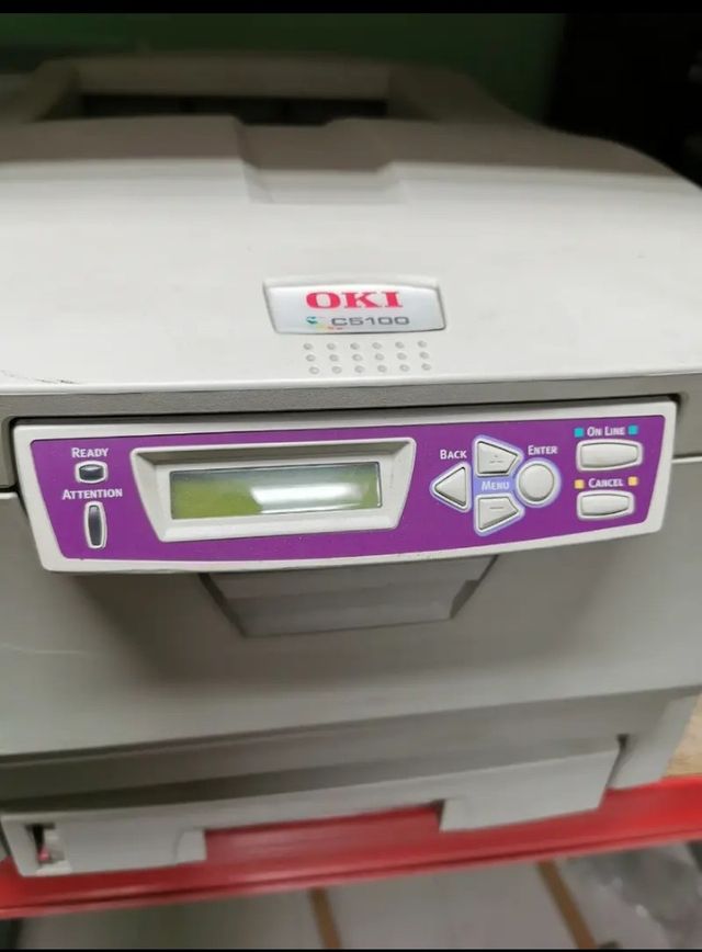 2 Impresoras Láser OKI C3450 y C5100 Color ✅️