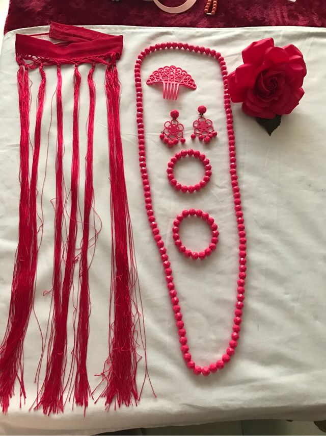 Accesorios traje de flamenca