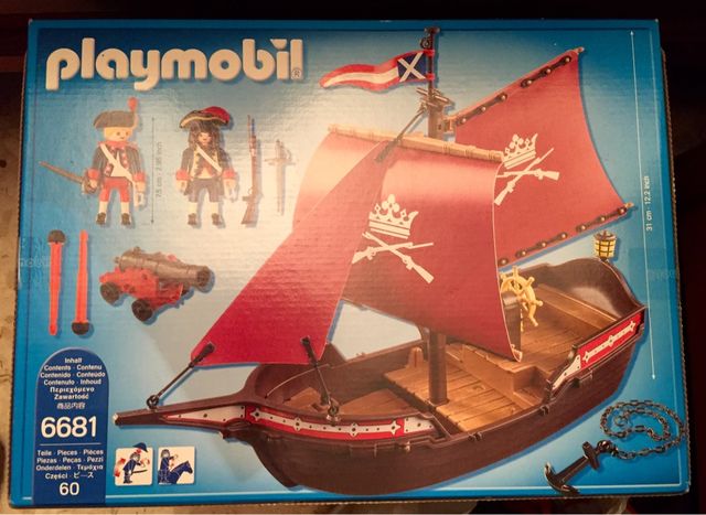 Barco pirata playmobil nuevo