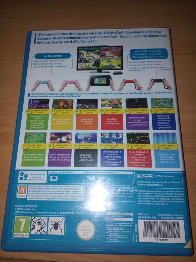 NINTENDOLAND PAL-SPAGNA COMPLETO @NINTENDO Wii U
