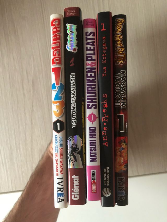 Manga Pack 5 tomos