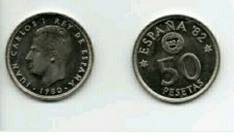 50 pesetas mundial 82