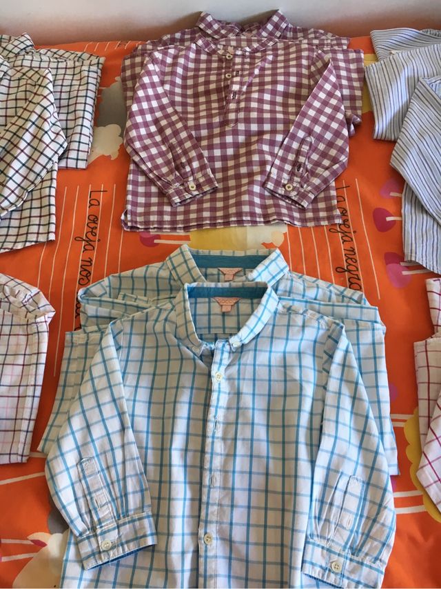 Conjunto camisas hermanos verano