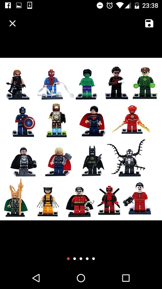 muñecos lego super heroes
