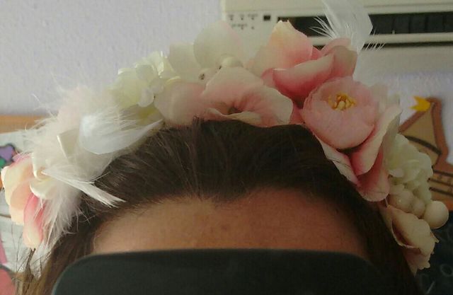 Diadema flores/tocado