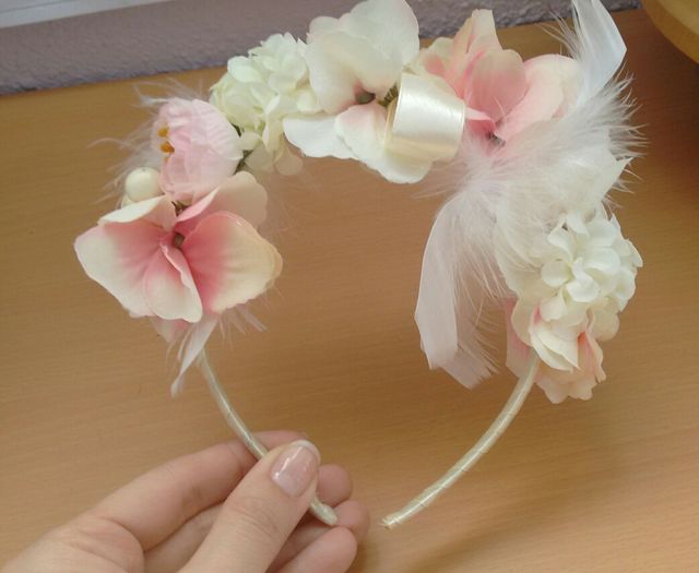 Diadema flores/tocado