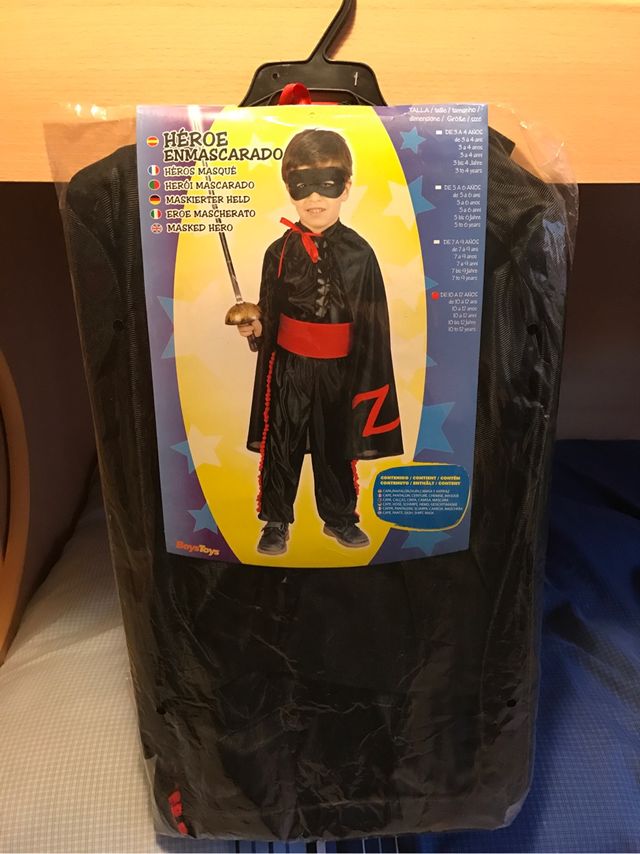 Disfraz “el zorro”