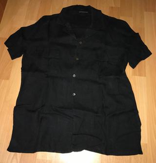 Camisa de manga corta de lino de Adolfo Domínguez