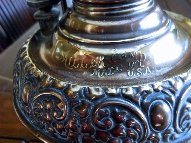 Quinqué Miller siglo XIX