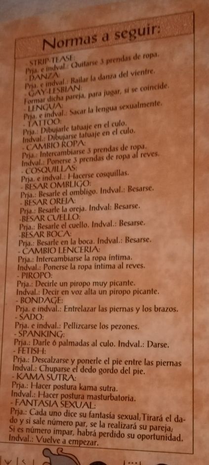 Juego Erotico para adultos