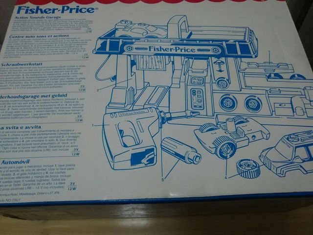 TALLER AUTOMOVIL FISHER PRICE