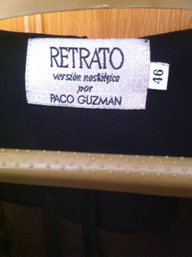 Camisa Negra De Gasa 46