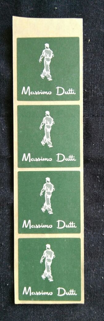Etiquetas Massimo Dutti vintage