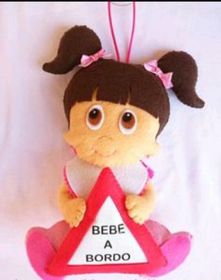 peluche bebe a bordo