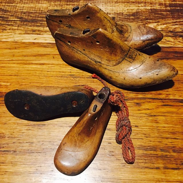 Antiguas hormas de zapatos