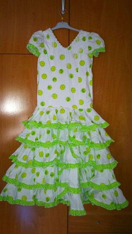 traje de flamenca niña