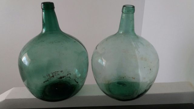 garrafa botella damajuana antigua de arroba