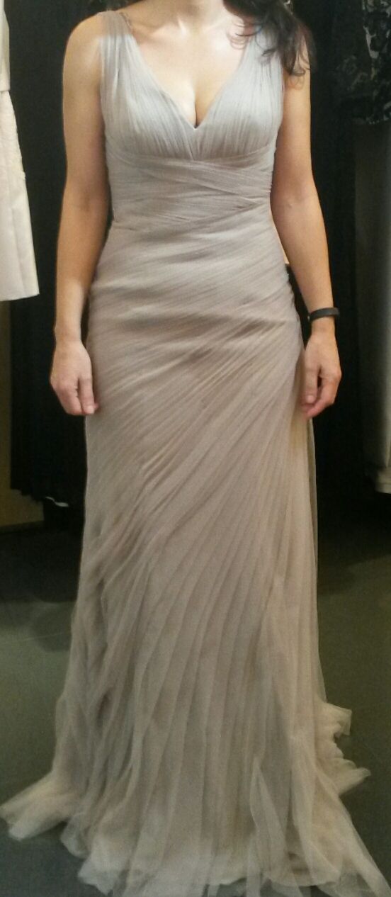 Vestido Pronovias color Stone, talla 38