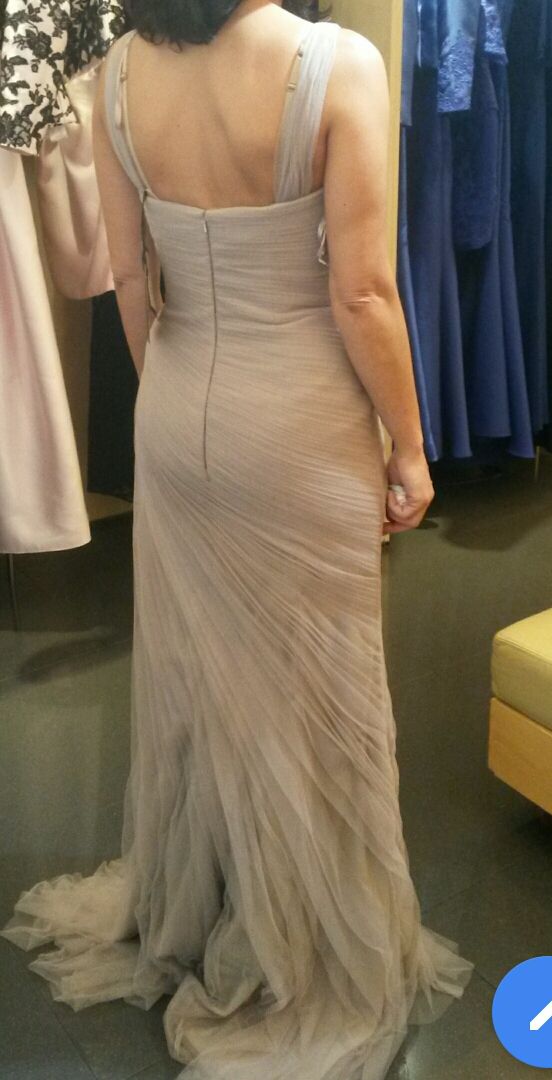 Vestido Pronovias color Stone, talla 38