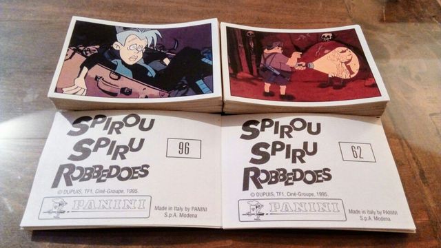 Cromos "Spirou" de Panini lote de 112